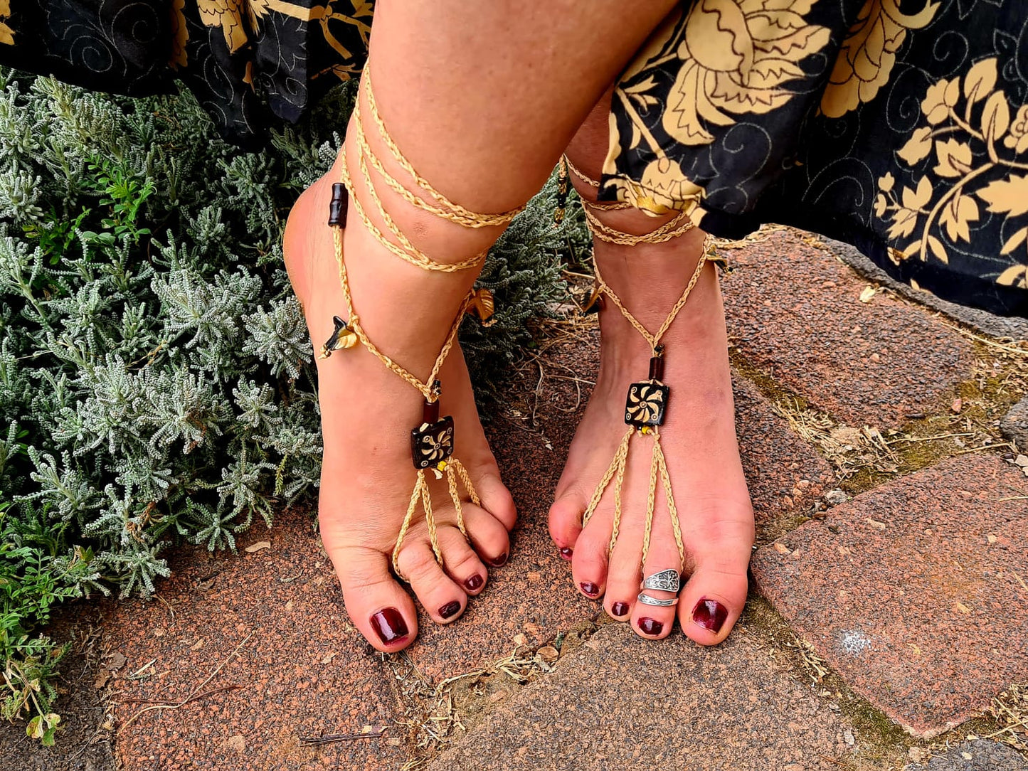 Sacred Steps – Nature Themed Barefoot Sandals