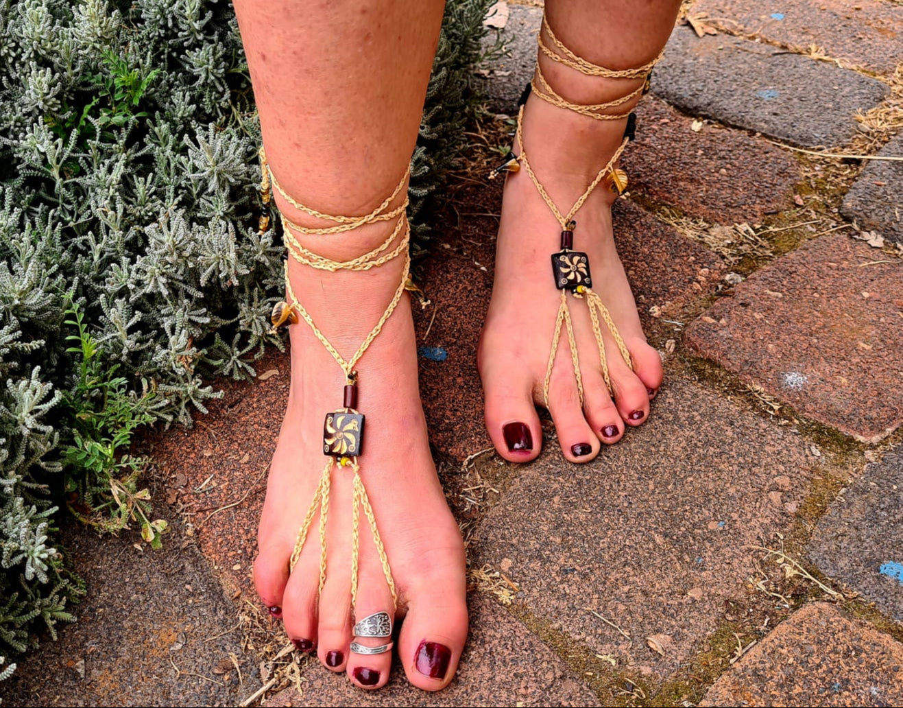 Sacred Steps – Nature Themed Barefoot Sandals