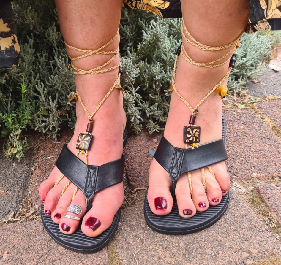 Sacred Steps – Nature Themed Barefoot Sandals