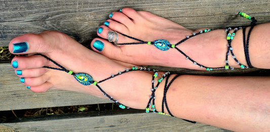 Festival Fire – Fairy Barefoot Sandals for Music & Dance