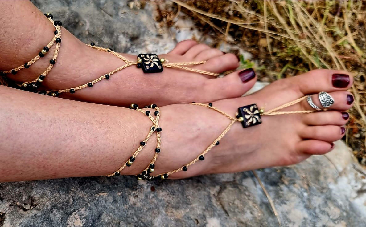 Barefoot, but Brilliant – Handmade Festival Footwear