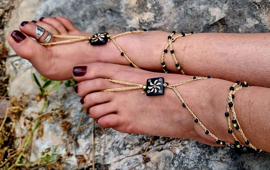 Barefoot, but Brilliant – Handmade Festival Footwear