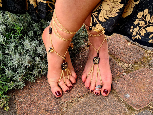 Sacred Steps – Nature Themed Barefoot Sandals