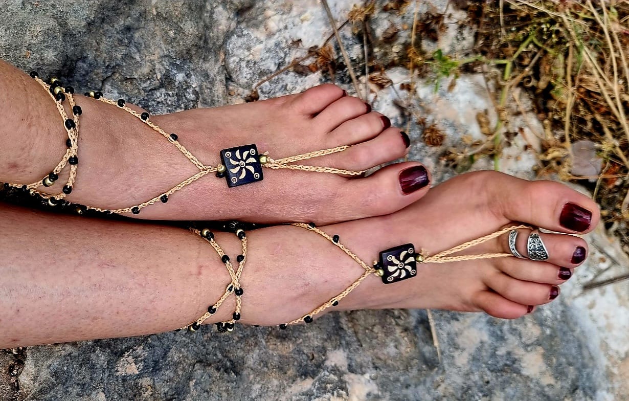 Barefoot, but Brilliant – Handmade Festival Footwear