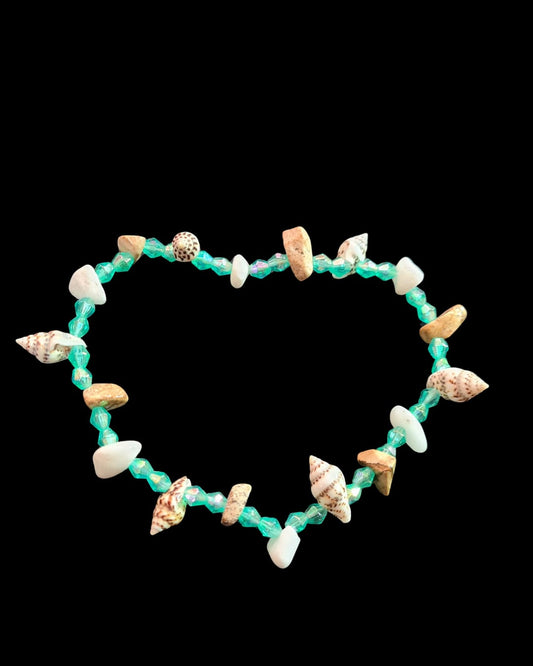 Sea Breeze – Handmade Beach Bracelet or Anklet with Natural Stones