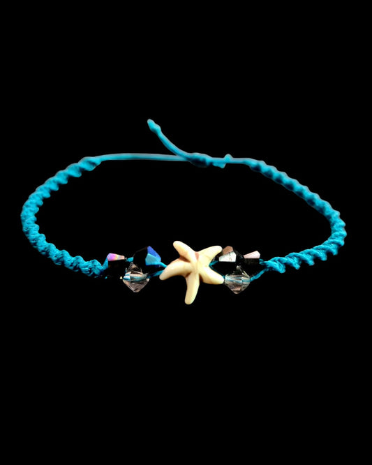 Sea Breeze – Handmade Beach Bracelet  with Swarovski Crystals